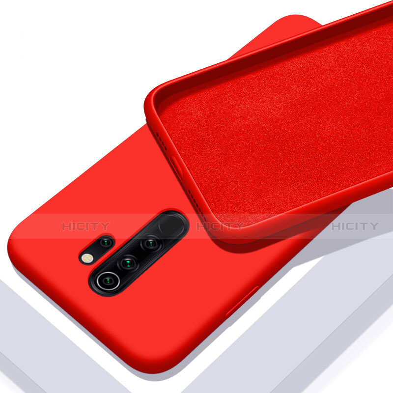 Coque Ultra Fine Silicone Souple 360 Degres Housse Etui C02 pour Xiaomi Redmi Note 8 Pro Rouge Plus