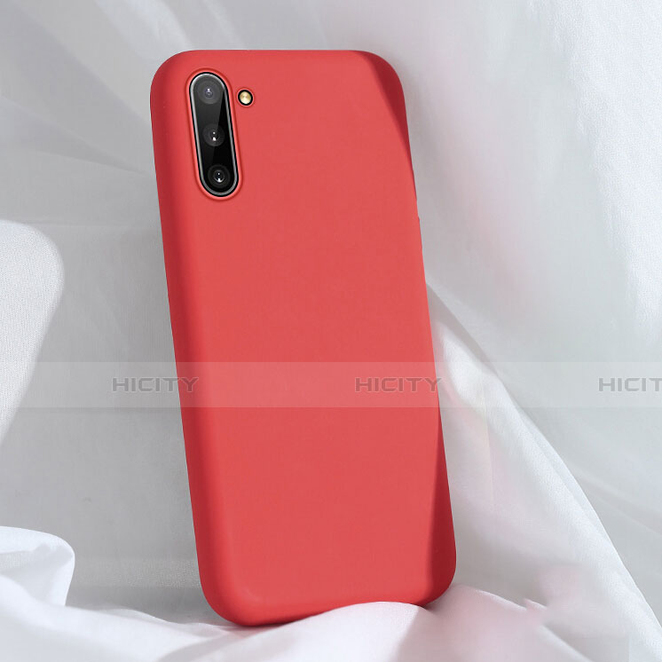Coque Ultra Fine Silicone Souple 360 Degres Housse Etui C03 pour Samsung Galaxy Note 10 5G Rouge Plus