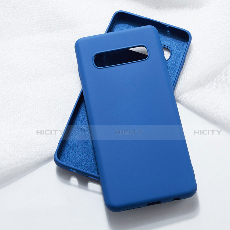 Coque Ultra Fine Silicone Souple 360 Degres Housse Etui C05 pour Samsung Galaxy S10 5G Bleu Plus