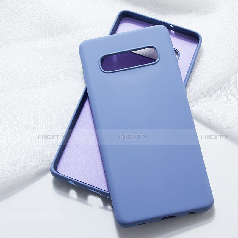 Coque Ultra Fine Silicone Souple 360 Degres Housse Etui C05 pour Samsung Galaxy S10 Violet Plus
