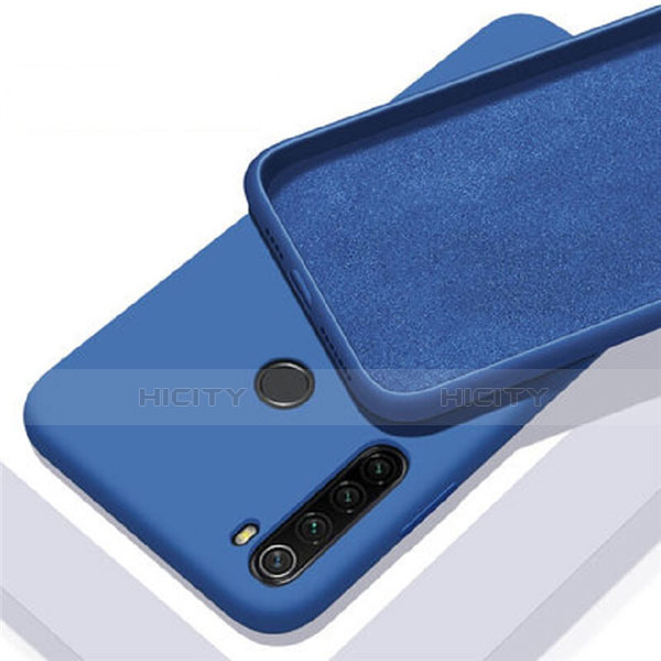 Coque Ultra Fine Silicone Souple 360 Degres Housse Etui C05 pour Xiaomi Redmi Note 8 (2021) Bleu Plus