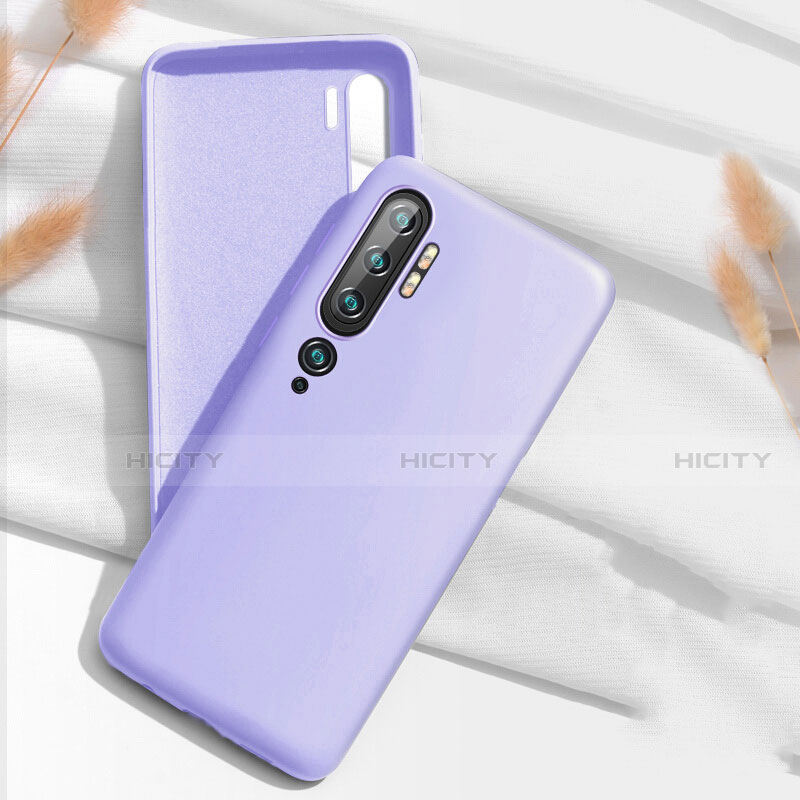 Coque Ultra Fine Silicone Souple 360 Degres Housse Etui C07 pour Xiaomi Mi Note 10 Violet Plus