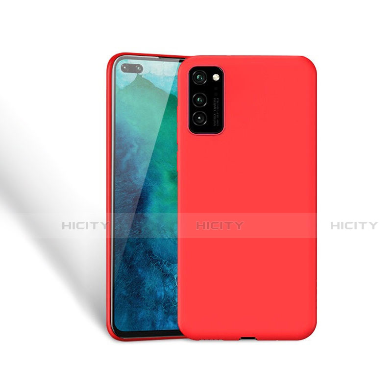 Coque Ultra Fine Silicone Souple 360 Degres Housse Etui F02 pour Huawei Honor View 30 Pro 5G Rouge Plus