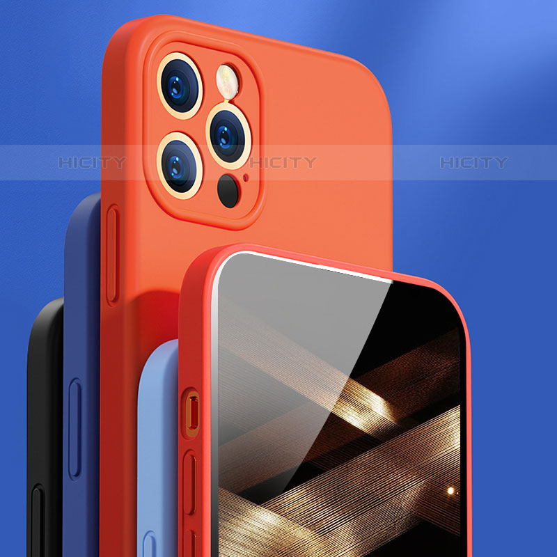 Coque Ultra Fine Silicone Souple 360 Degres Housse Etui G01 pour Apple iPhone 15 Pro Plus