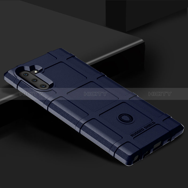 Coque Ultra Fine Silicone Souple 360 Degres Housse Etui J02S pour Samsung Galaxy Note 10 5G Bleu Plus