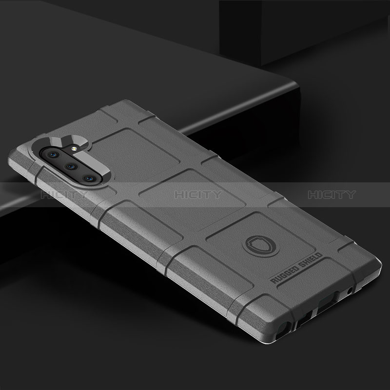 Coque Ultra Fine Silicone Souple 360 Degres Housse Etui J02S pour Samsung Galaxy Note 10 5G Gris Plus