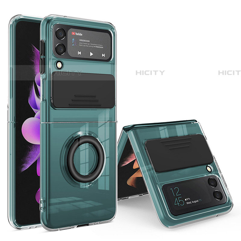 Coque Ultra Fine Silicone Souple 360 Degres Housse Etui MJ1 pour Samsung Galaxy Z Flip4 5G Noir Plus