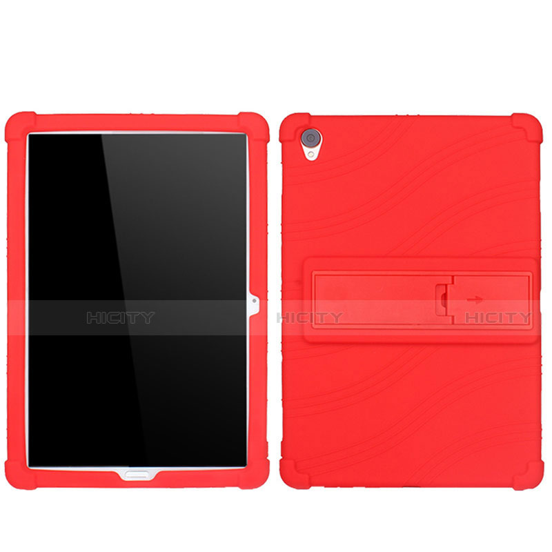 Coque Ultra Fine Silicone Souple 360 Degres Housse Etui pour Huawei MediaPad M6 10.8 Rouge Plus