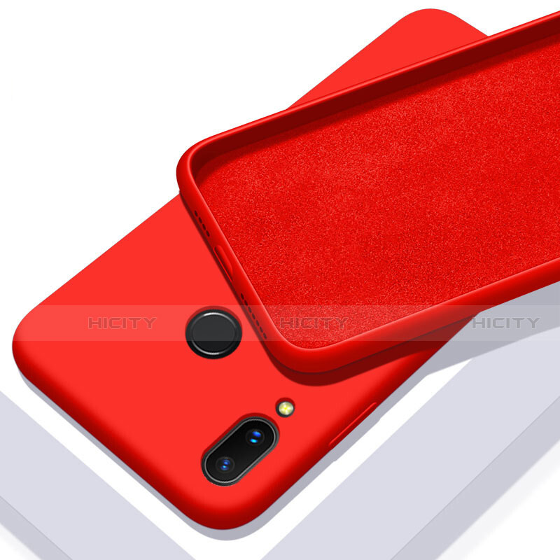 Coque Ultra Fine Silicone Souple 360 Degres Housse Etui pour Huawei P Smart+ Plus Rouge Plus