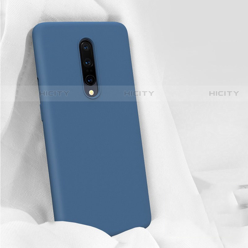 Coque Ultra Fine Silicone Souple 360 Degres Housse Etui pour OnePlus 7 Pro Bleu Plus
