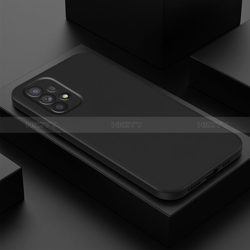 Coque Ultra Fine Silicone Souple 360 Degres Housse Etui pour Samsung Galaxy A23 5G Noir Plus