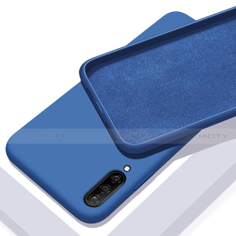 Coque Ultra Fine Silicone Souple 360 Degres Housse Etui pour Samsung Galaxy A70 Bleu Plus