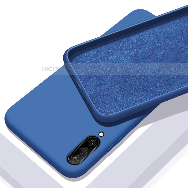 Coque Ultra Fine Silicone Souple 360 Degres Housse Etui pour Samsung Galaxy A90 5G Bleu Plus