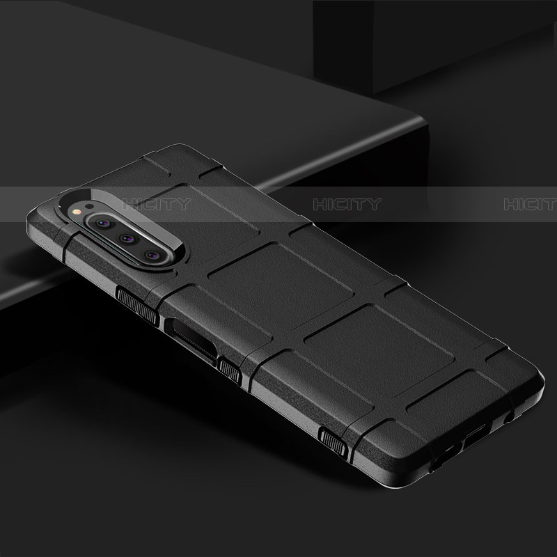 Coque Ultra Fine Silicone Souple 360 Degres Housse Etui pour Sony Xperia 5 Noir Plus