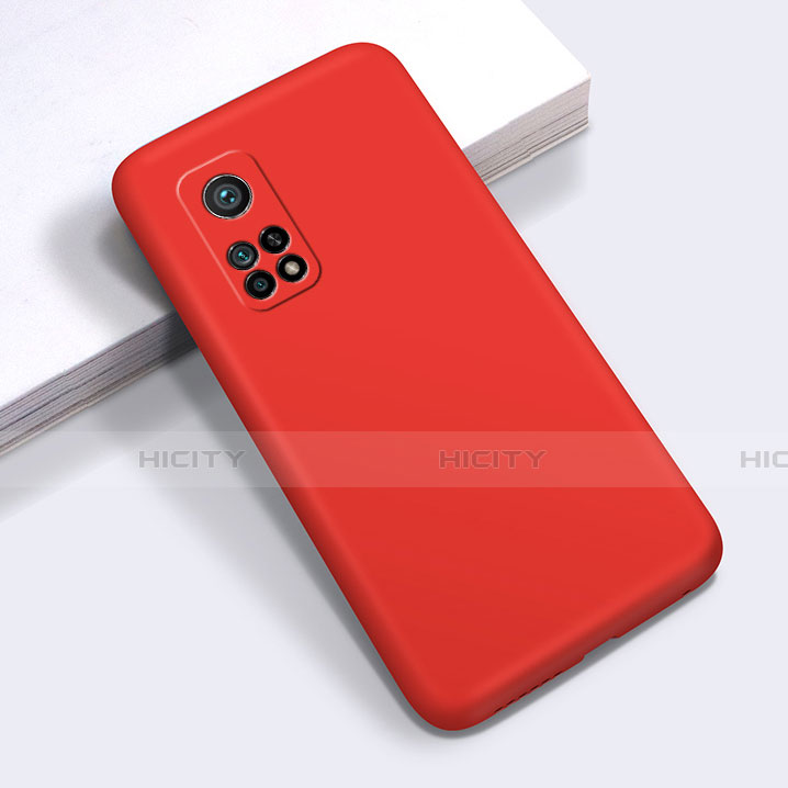 Coque Ultra Fine Silicone Souple 360 Degres Housse Etui pour Xiaomi Mi 10T 5G Rouge Plus