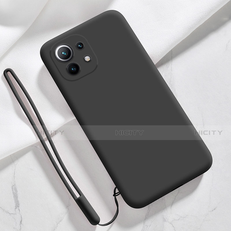 Coque Ultra Fine Silicone Souple 360 Degres Housse Etui pour Xiaomi Mi 11 5G Noir Plus