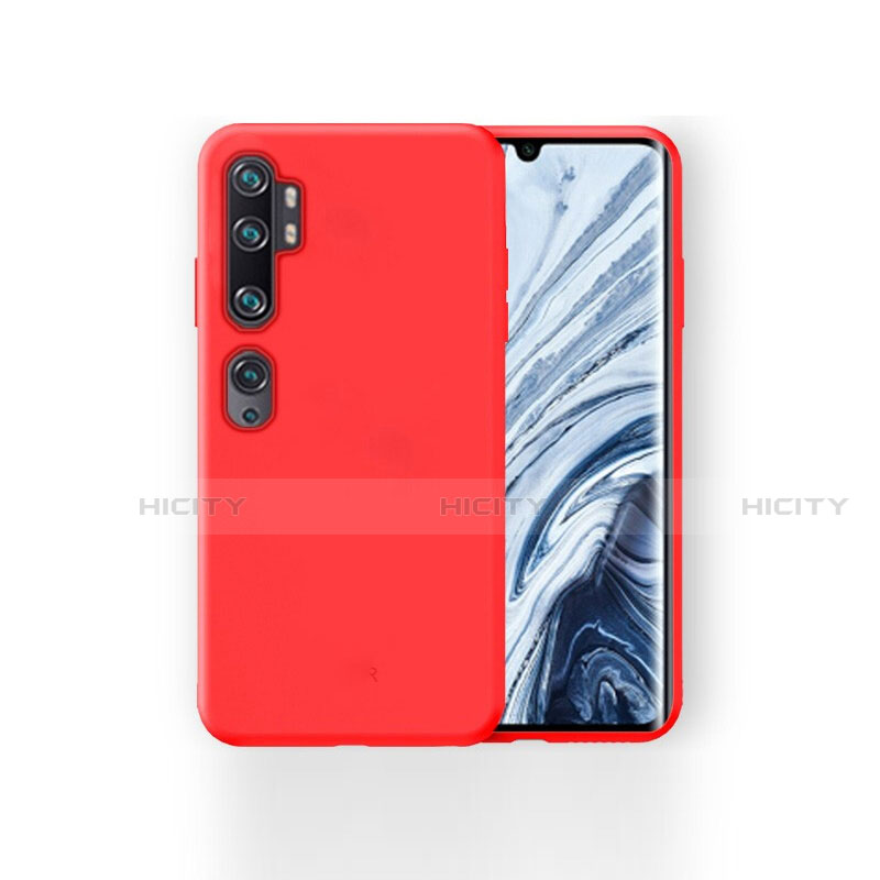Coque Ultra Fine Silicone Souple 360 Degres Housse Etui pour Xiaomi Mi Note 10 Rouge Plus