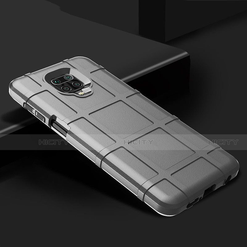 Coque Ultra Fine Silicone Souple 360 Degres Housse Etui pour Xiaomi Redmi Note 9 Pro Argent Plus