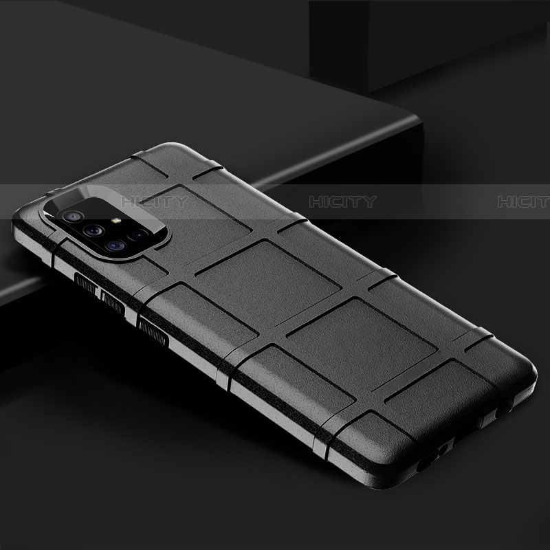 Coque Ultra Fine Silicone Souple 360 Degres Housse Etui S01 pour Samsung Galaxy A71 5G Noir Plus