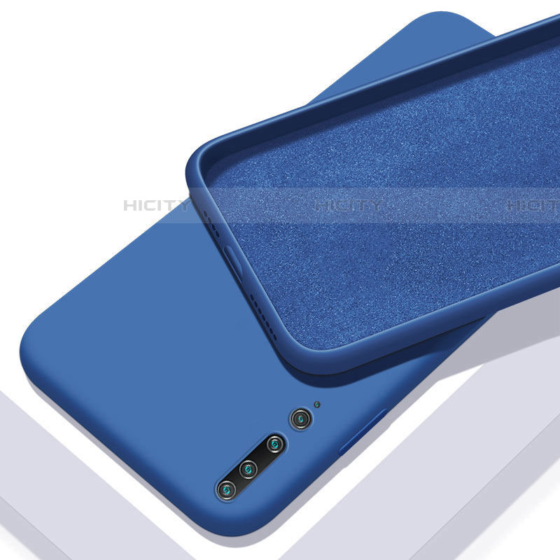 Coque Ultra Fine Silicone Souple 360 Degres Housse Etui S01 pour Xiaomi Mi 10 Bleu Plus