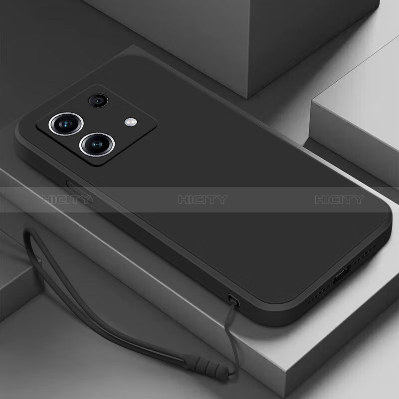 Coque Ultra Fine Silicone Souple 360 Degres Housse Etui S01 pour Xiaomi Redmi Note 13 5G Noir Plus