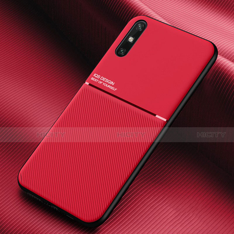 Coque Ultra Fine Silicone Souple 360 Degres Housse Etui S02 pour Huawei Enjoy 10e Rouge Plus