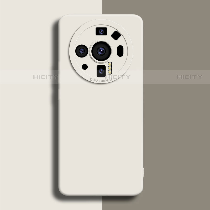 Coque Ultra Fine Silicone Souple 360 Degres Housse Etui S02 pour Xiaomi Mi 12 Ultra 5G Blanc Plus