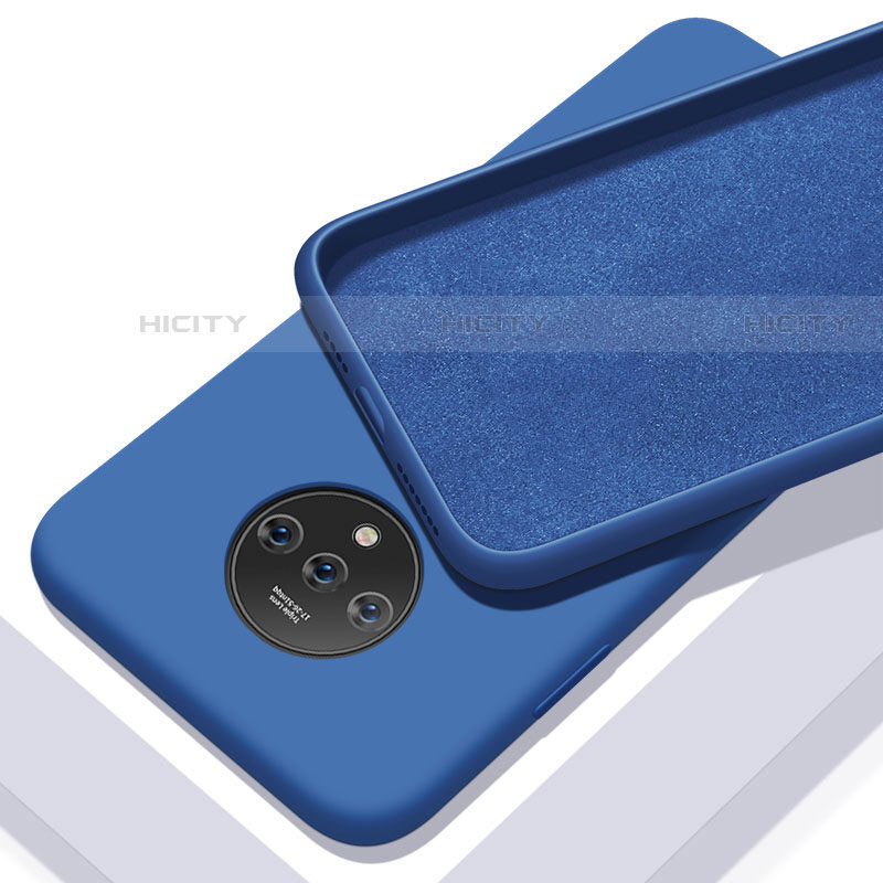 Coque Ultra Fine Silicone Souple 360 Degres Housse Etui S03 pour OnePlus 7T Bleu Plus