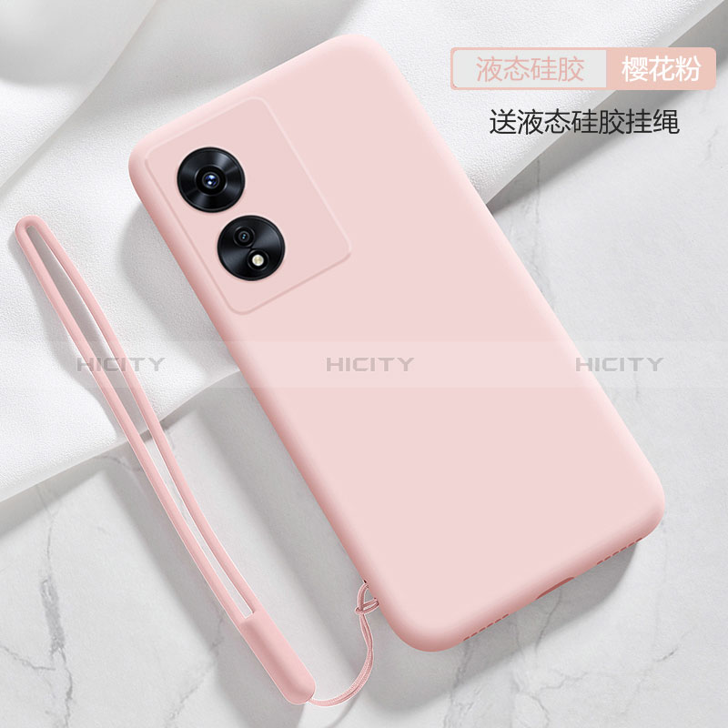 Coque Ultra Fine Silicone Souple 360 Degres Housse Etui S03 pour Oppo A98 5G Rose Plus