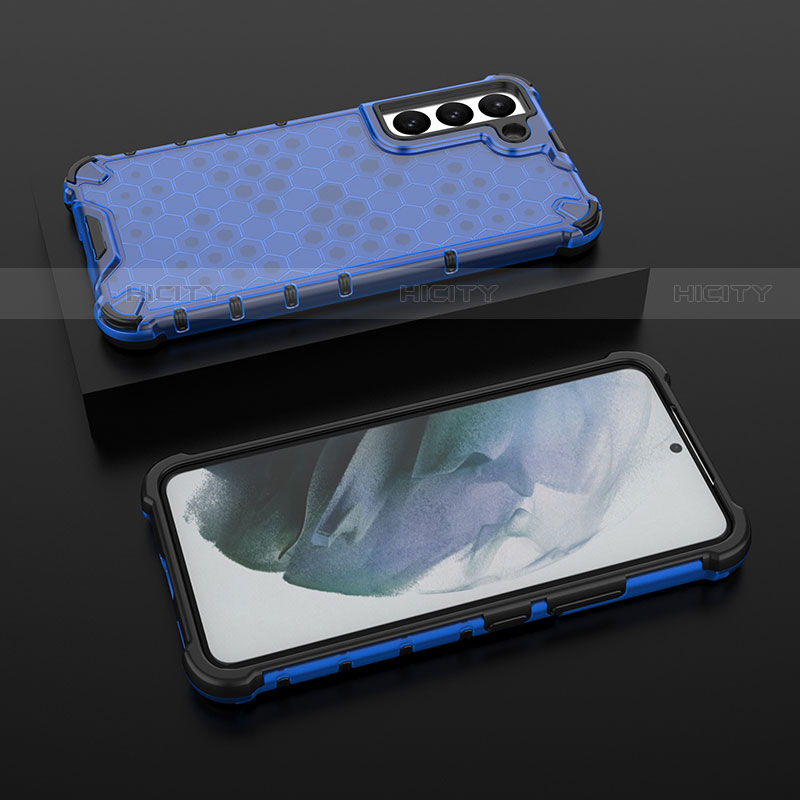 Coque Ultra Fine Silicone Souple 360 Degres Housse Etui S03 pour Samsung Galaxy S22 Plus 5G Bleu Plus