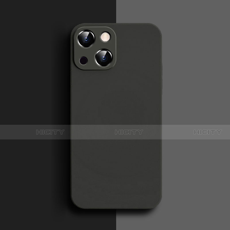 Coque Ultra Fine Silicone Souple 360 Degres Housse Etui S04 pour Apple iPhone 13 Mini Noir Plus
