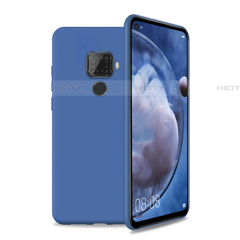 Coque Ultra Fine Silicone Souple 360 Degres Housse Etui S04 pour Huawei Nova 5z Bleu Plus