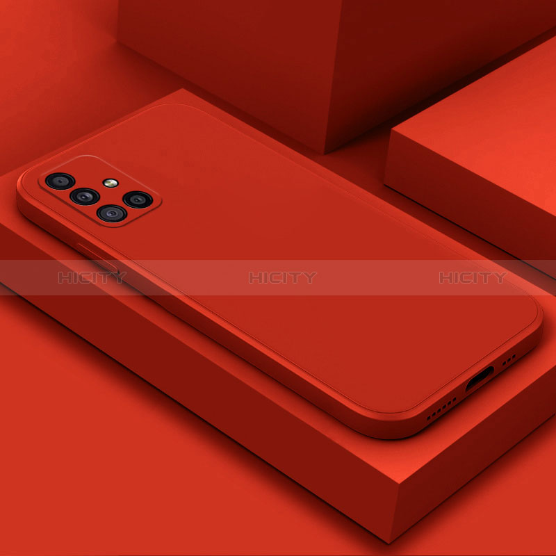 Coque Ultra Fine Silicone Souple 360 Degres Housse Etui S04 pour Samsung Galaxy A51 4G Rouge Plus