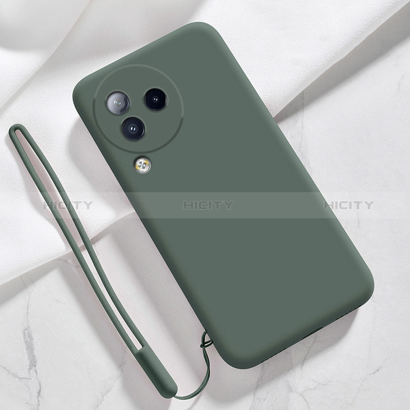 Coque Ultra Fine Silicone Souple 360 Degres Housse Etui YK1 pour Xiaomi Civi 3 5G Vert Nuit Plus