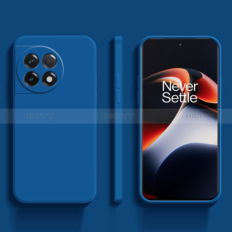 Coque Ultra Fine Silicone Souple 360 Degres Housse Etui YK2 pour OnePlus Ace 2 Pro 5G Bleu Plus