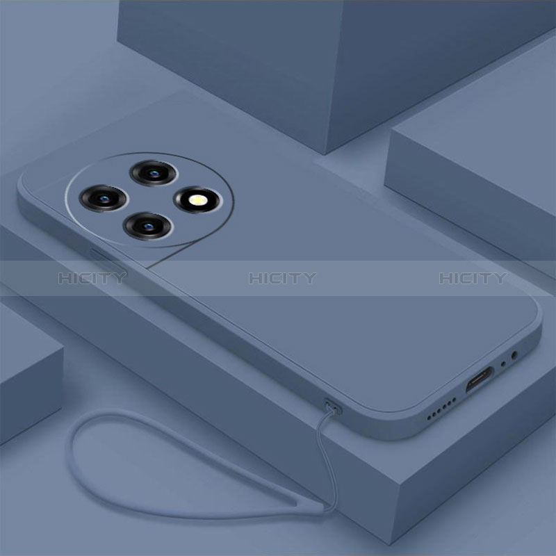 Coque Ultra Fine Silicone Souple 360 Degres Housse Etui YK4 pour OnePlus 11R 5G Gris Lavende Plus