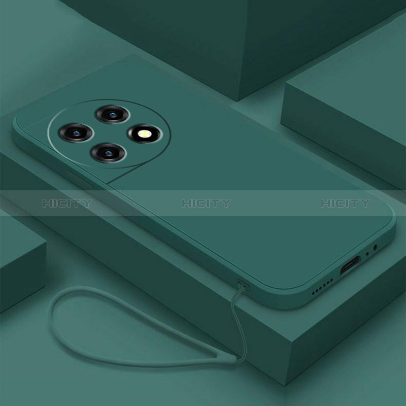Coque Ultra Fine Silicone Souple 360 Degres Housse Etui YK4 pour OnePlus Ace 2 5G Vert Nuit Plus