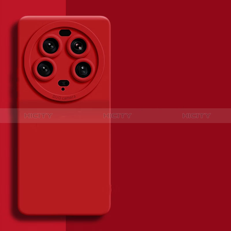 Coque Ultra Fine Silicone Souple 360 Degres Housse Etui YK4 pour Xiaomi Mi 13 Ultra 5G Rouge Plus