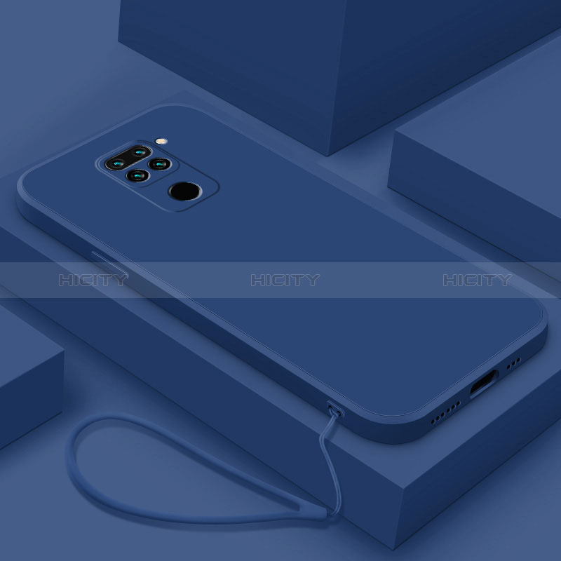 Coque Ultra Fine Silicone Souple 360 Degres Housse Etui YK4 pour Xiaomi Redmi Note 9 Bleu Plus