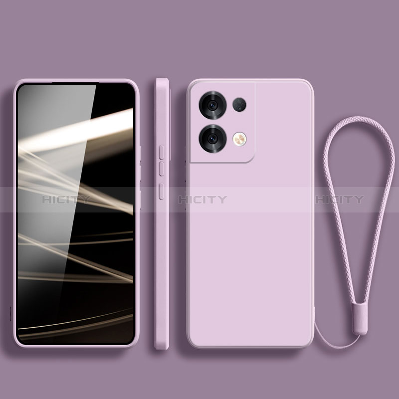 Coque Ultra Fine Silicone Souple 360 Degres Housse Etui YK5 pour Xiaomi Redmi Note 13 Pro 5G Violet Clair Plus