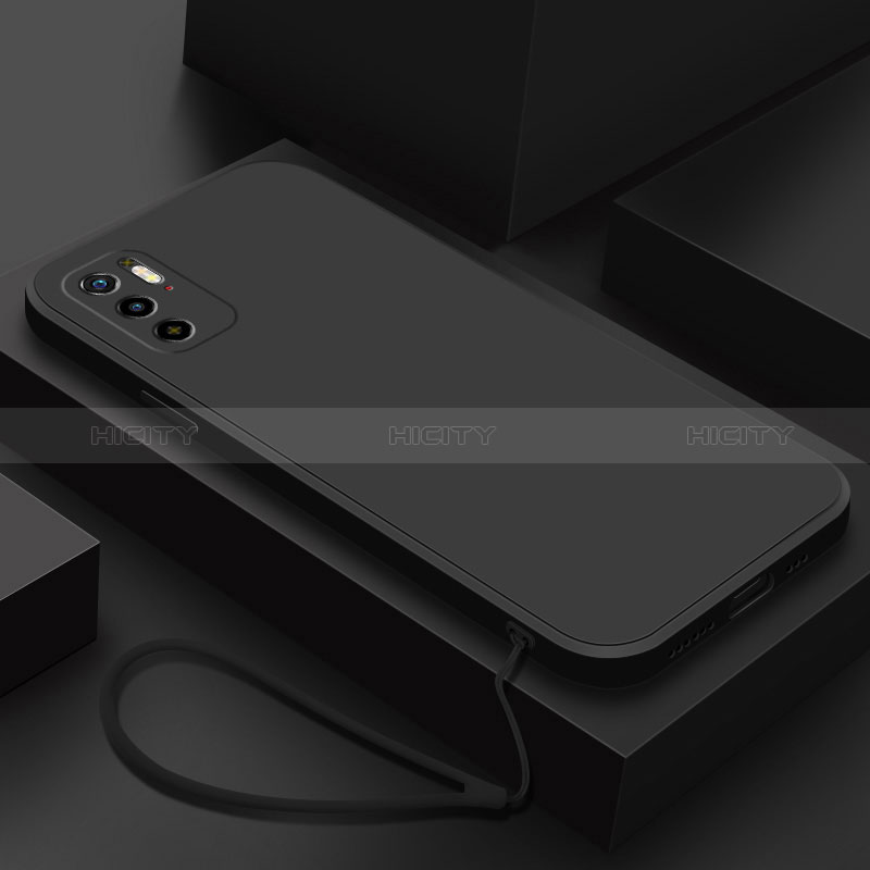 Coque Ultra Fine Silicone Souple 360 Degres Housse Etui YK6 pour Xiaomi Redmi Note 10 5G Noir Plus