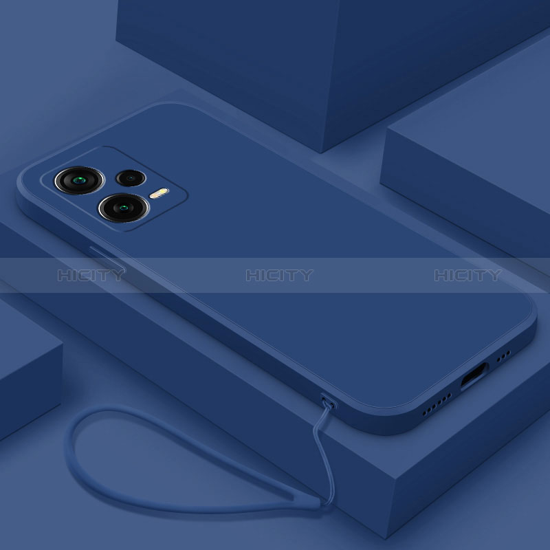 Coque Ultra Fine Silicone Souple 360 Degres Housse Etui YK6 pour Xiaomi Redmi Note 12 Pro 5G Bleu Plus