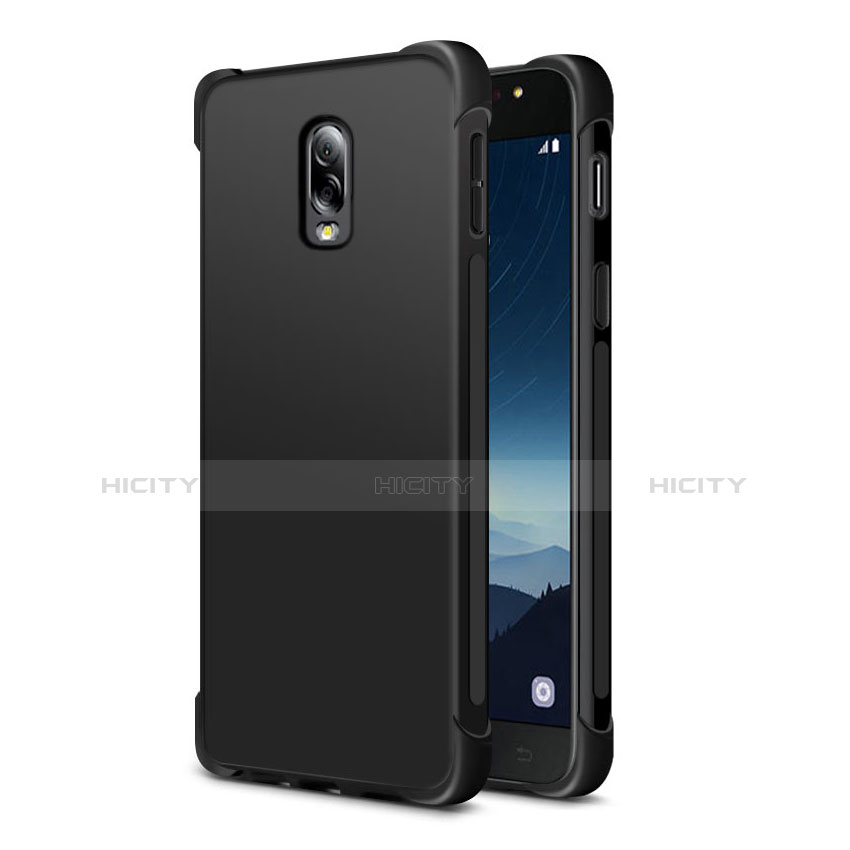 Coque Ultra Fine Silicone Souple 360 Degres pour Samsung Galaxy C7 (2017) Noir Plus