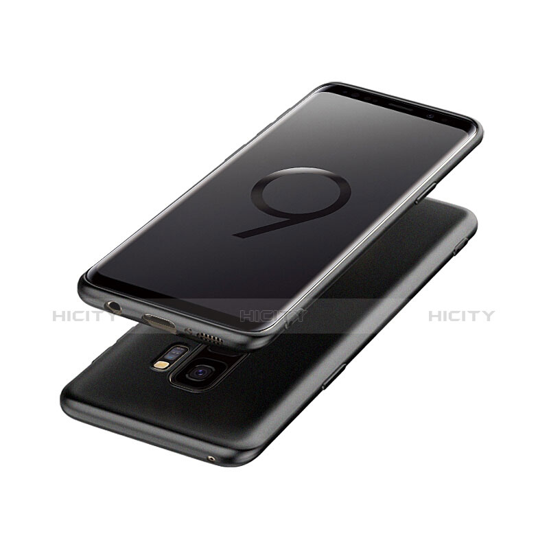 Coque Ultra Fine Silicone Souple 360 Degres pour Samsung Galaxy S9 Noir Plus