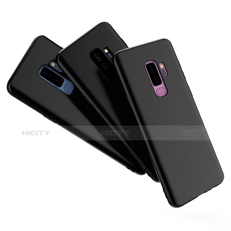 Coque Ultra Fine Silicone Souple 360 Degres pour Samsung Galaxy S9 Plus Noir Plus