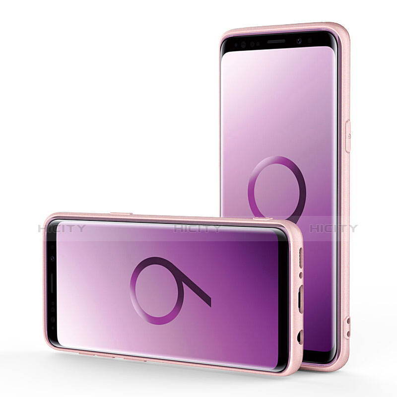 Coque Ultra Fine Silicone Souple 360 Degres pour Samsung Galaxy S9 Rose Plus