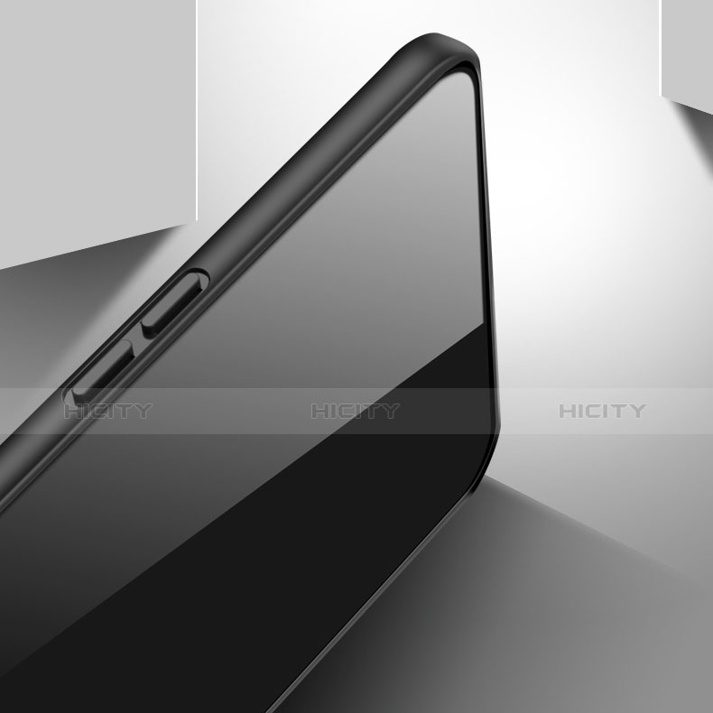 Coque Ultra Fine Silicone Souple avec Support Bague Anneau Aimante Magnetique pour OnePlus 6T Noir Plus