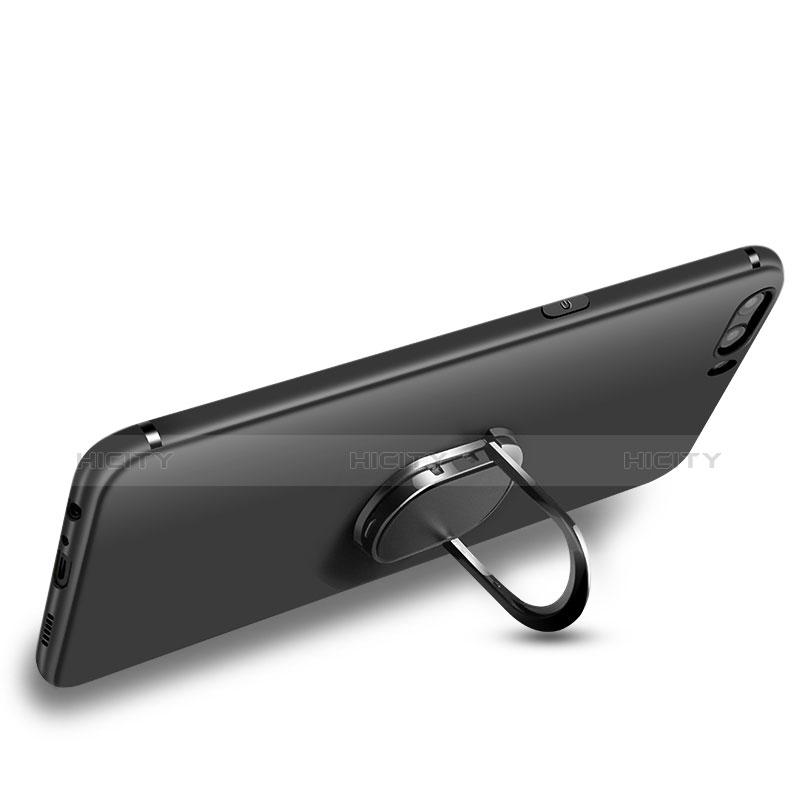 Coque Ultra Fine Silicone Souple avec Support Bague Anneau pour Huawei Nova 2S Noir Plus