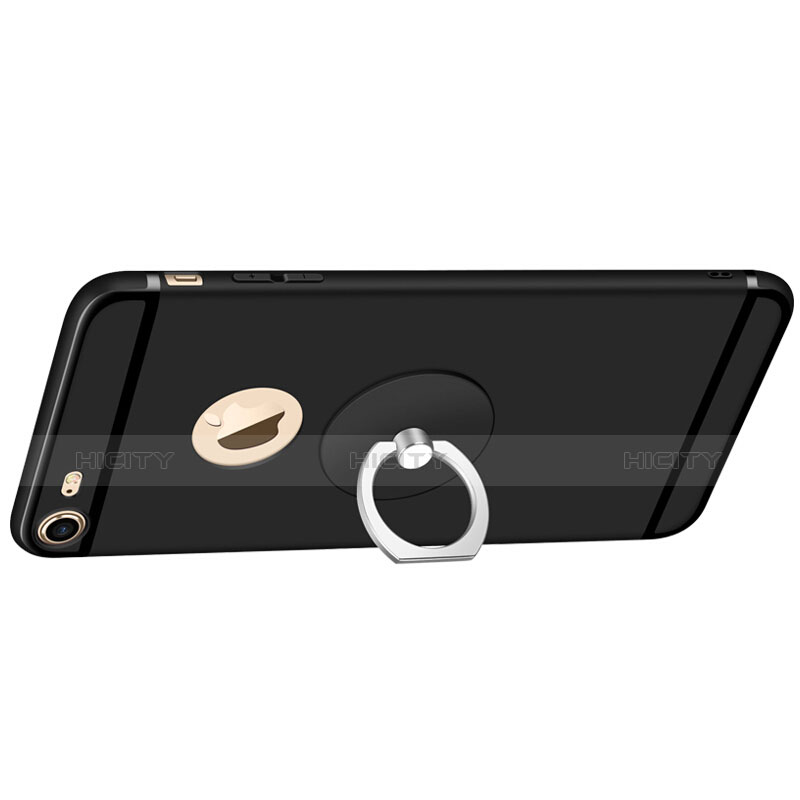 Coque Ultra Fine Silicone Souple G02 pour Apple iPhone 6S Noir Plus
