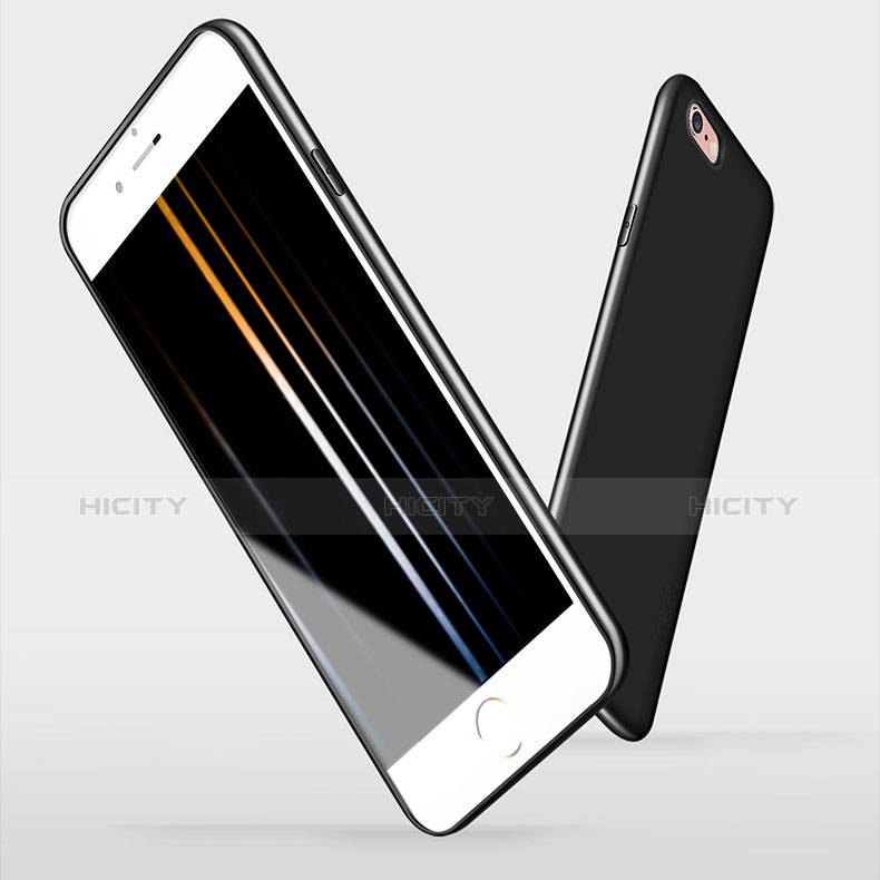 Coque Ultra Fine Silicone Souple H06 pour Apple iPhone 6S Plus Noir Plus